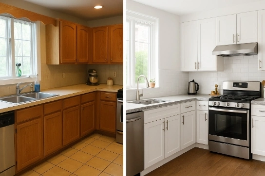 kitchen remodeling before and after example